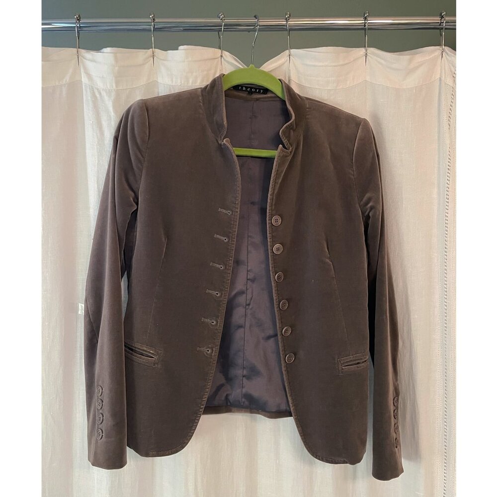 Beautiful Theory Velvet Jacket XS 0 Brown